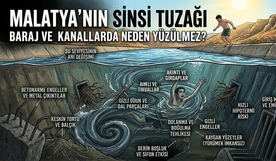 Malatya’da Su Şakaya Gelmez: Yüzme Bilmek Sizi Nasıl Korur?