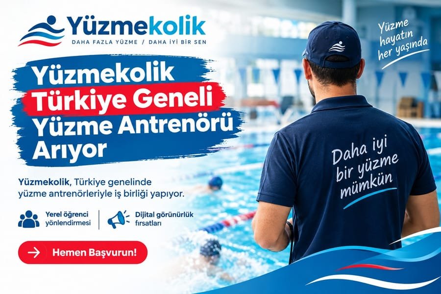 Yüzmekolik Türkiye Geneli Yüzme Antrenörü Arıyor