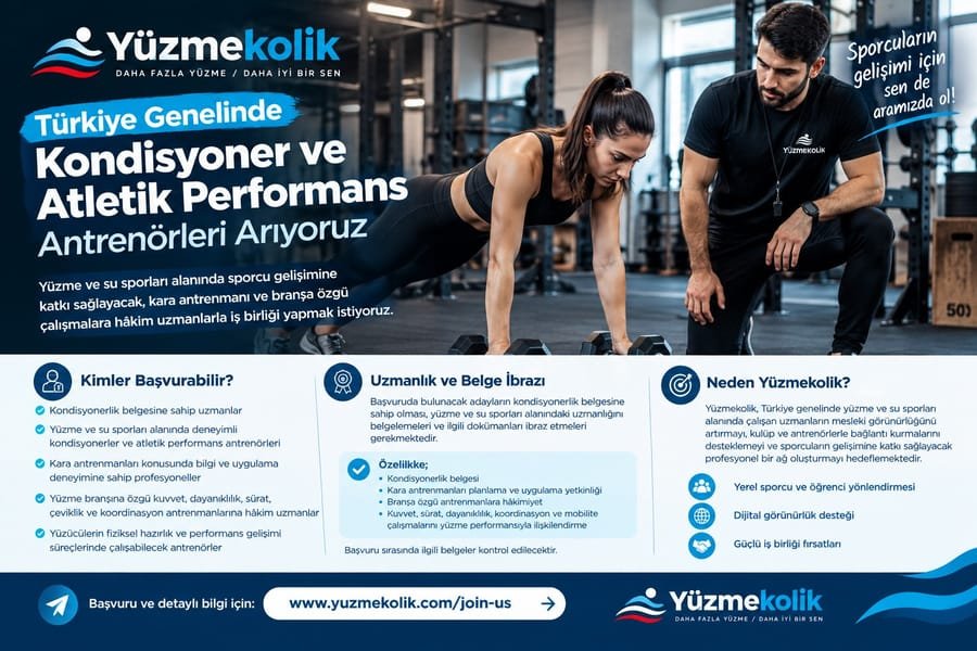 Yüzme Kondisyoneri ve Performans Antrenörü Aranıyor