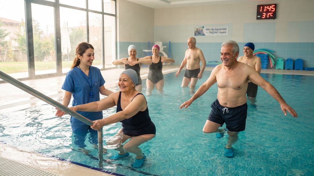 60 yaş üstü için suda egzersiz