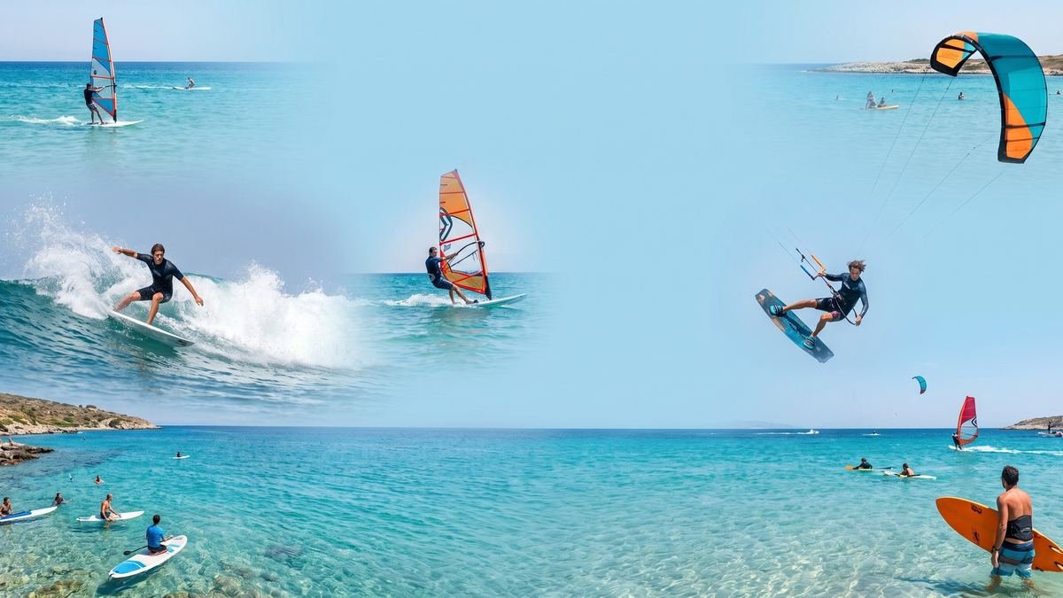 Sörf ve rüzgar sporları — windsurf, kitesurf